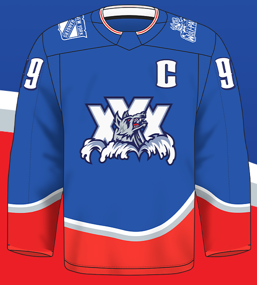 PRE-ORDER: Hartford Wolf Pack 30 Years Specialty Jersey