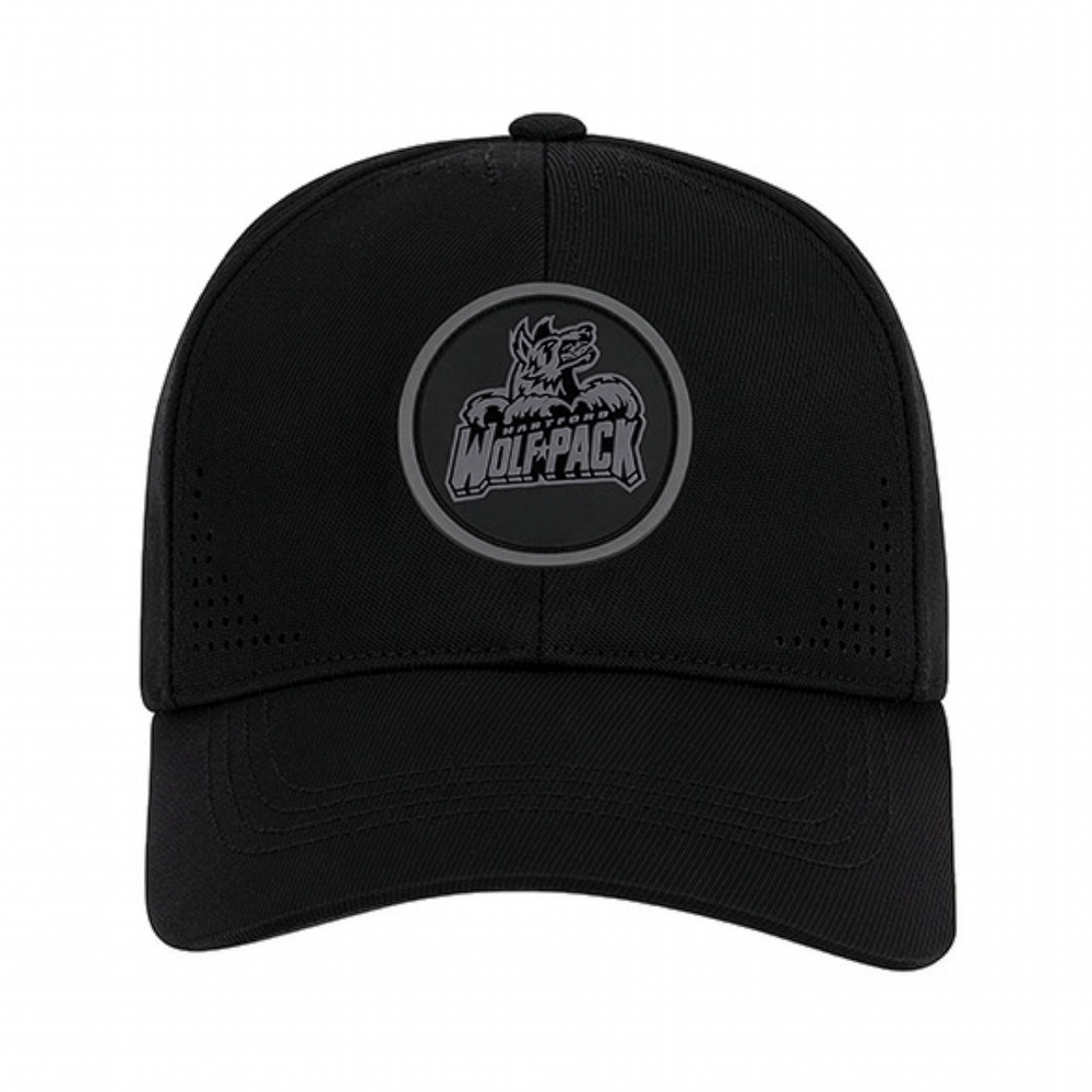 Hartford Wolf Pack Colosseum Fridge Blackout Trucker Cap Product View