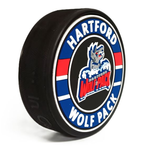 Hartford Wolf Pack 3D Puck