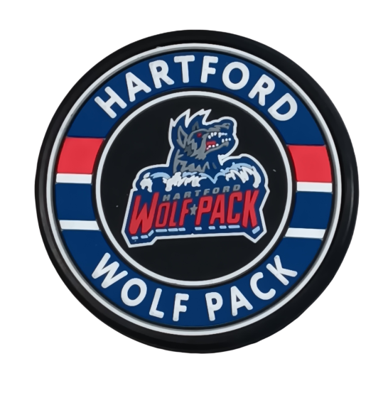 Hartford Wolf Pack 3D Puck