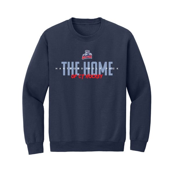 Hartford Wolf Pack "Home of CT Hockey" Crewneck
