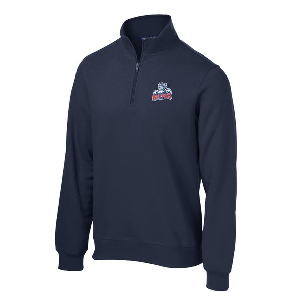 Hartford Wolf Pack Primary Logo 1/4 Zip Sweatshirt