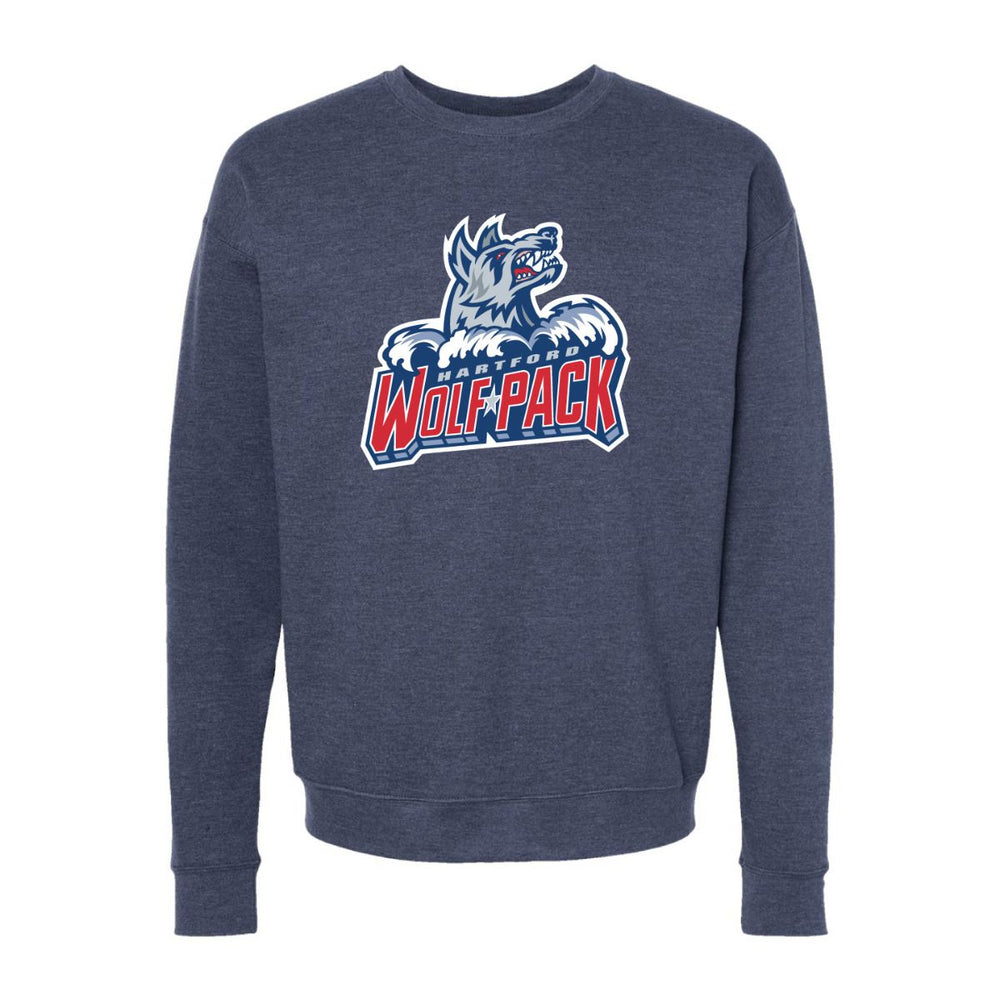 Hartford Wolf Pack Jumbo Emroidered Logo Crewneck