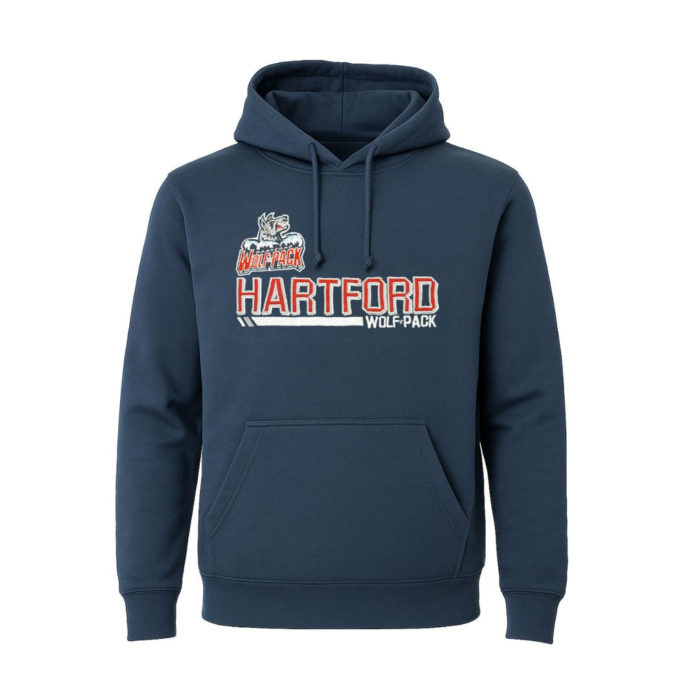 Hartford Wolf Pack Embroidered "Hartford" Hoodie