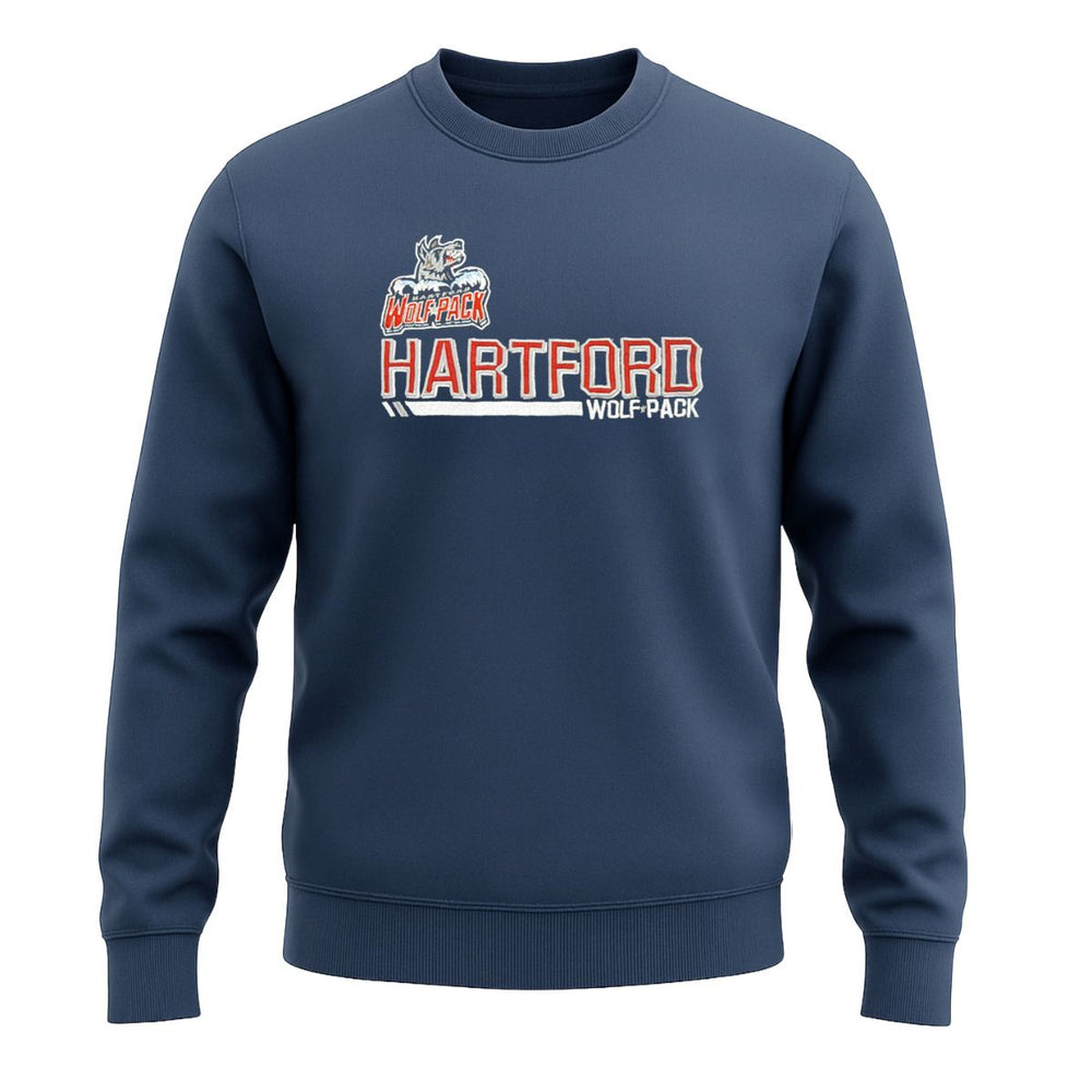 Hartford Wolf Pack Embroidered "Hartford" Crewneck