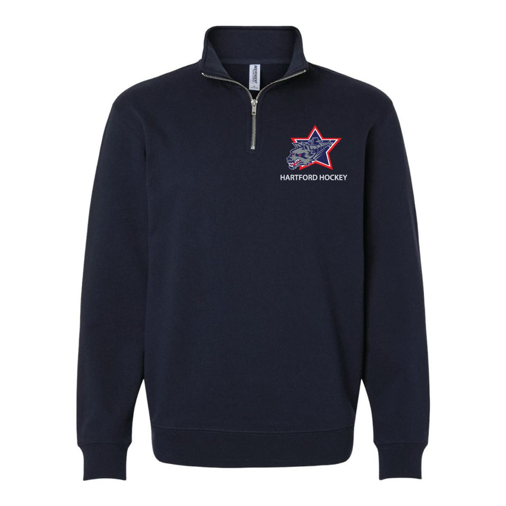 Hartford Wolf Pack Submarine Logo 1/4 Zip Sweatshirt