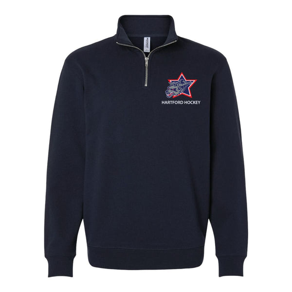 Hartford Wolf Pack Submarine Logo 1/4 Zip Sweatshirt