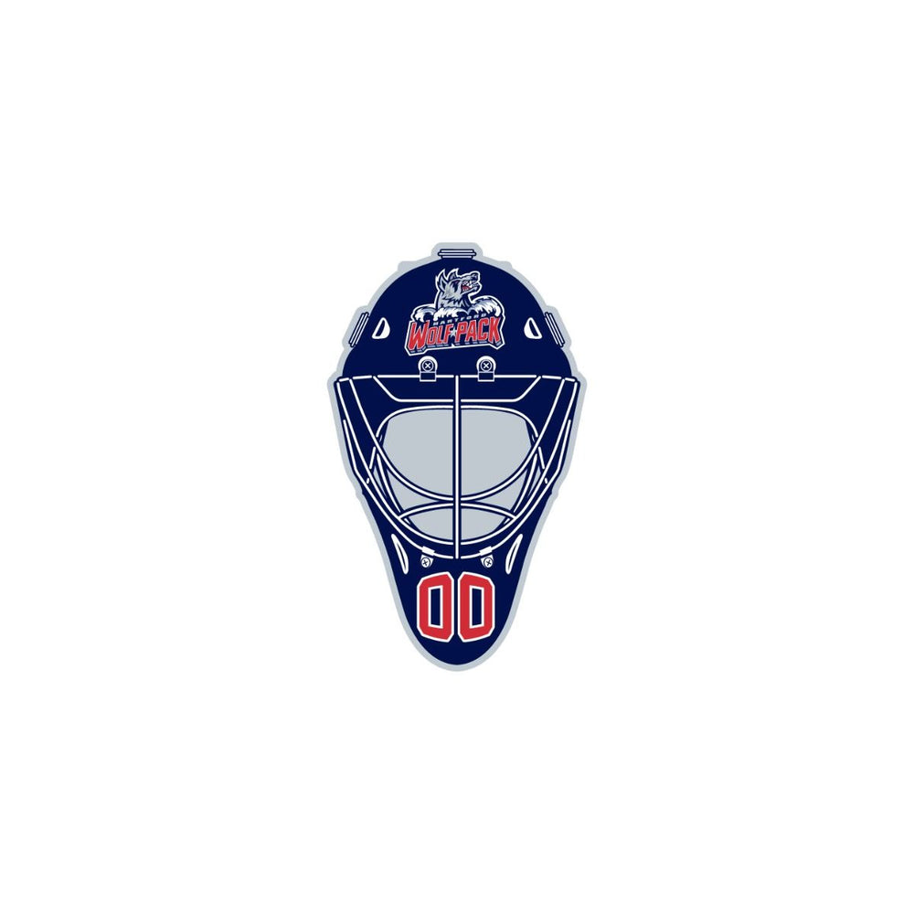 Hartford Wolf Pack Goalie Mask Pin