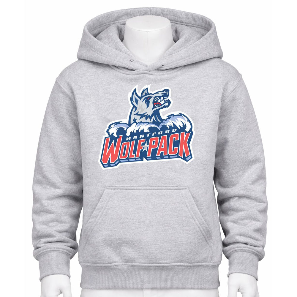 Hartford Wolf Pack Logo Youth Hoodie