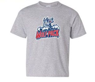 Hartford Wolf Pack Logo Short Sleeve Youth Tee