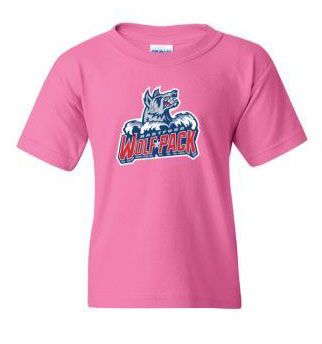 Hartford Wolf Pack Logo Short Sleeve Youth Tee