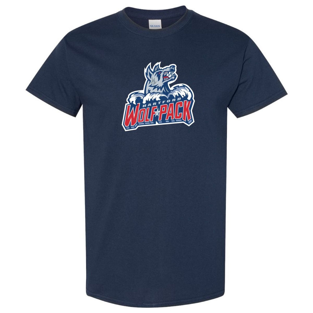Hartford Wolf Pack Short Sleeve Logo Tee