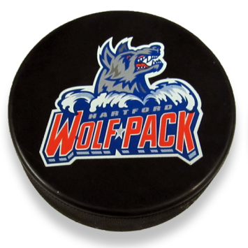 Hartford Wolf Pack Hockey Puck