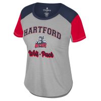 Hartford Wolf Pack Colosseum Chez Lavaux Short Sleeve Ladies Tee