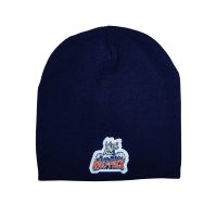 Hartford Wolf Pack Fleece Lined Navy Beanie (no cuff)