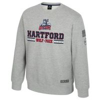 Hartford Wolf Pack Men's Colosseum OHT Platoon Fleece Crewneck Product View