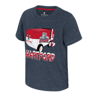 Hartford Wolf Pack Colosseum Youth Racing Ice Resurfacer Tee Product Front View