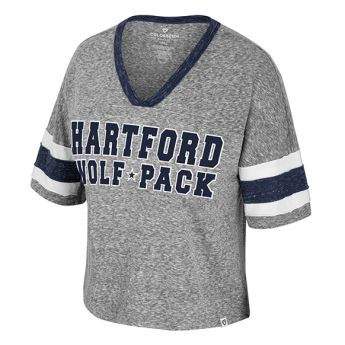 Hartford Wolf Pack Colosseum Womens GRIMMERIE Short Sleeve T-Shirt