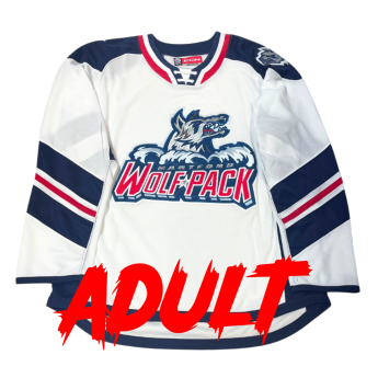 Hartford Wolf Pack CCM Primary Logo Replica Jersey White