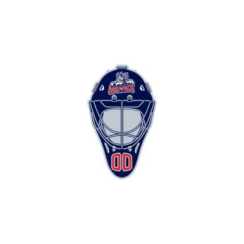 Hartford Wolf Pack Goalie Mask Lapel Pin