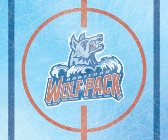 Hartford Wolf Pack Throw Blanket 