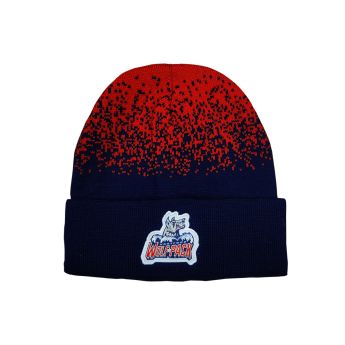 Hartford Wolf Pack Logo Static Pattern Beanie