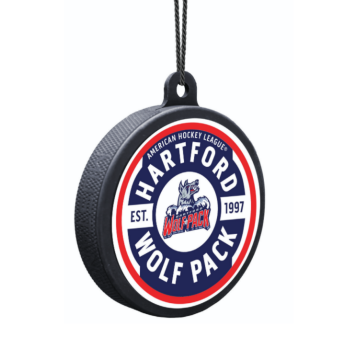 Hartford Wolf Pack Puck Ornament