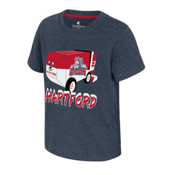 Hartford Wolf Pack Colosseum Youth Racing Ice Resurfacer Tee Product Front View